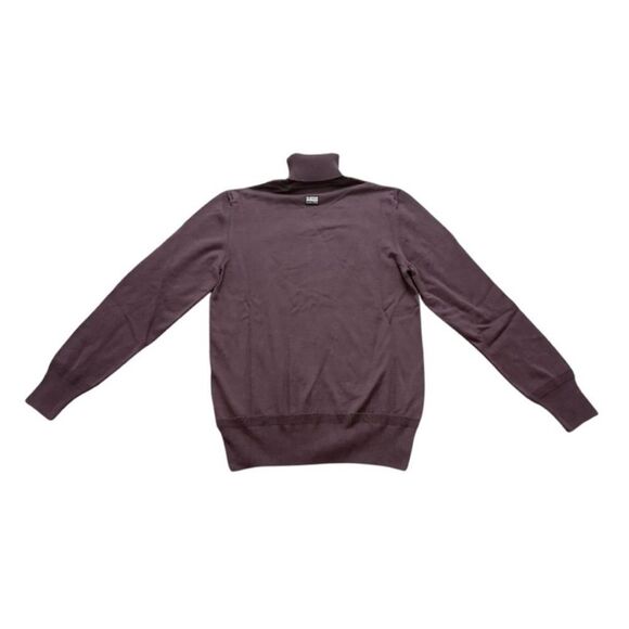 G-Star RAW Premium Core Turtleneck Sweater Vineyard Wine Mens Medium NWT - Picture 2 of 9